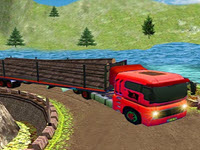 Modern OffRoad Uphill Truck Driving