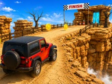 Offroad Jeep Driving Mountain Climb